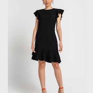 Black mini dress , summer dress